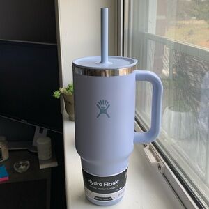 Hydro Flask 40 oz All Around Travel Tumbler SURF Lavender Handle NEW